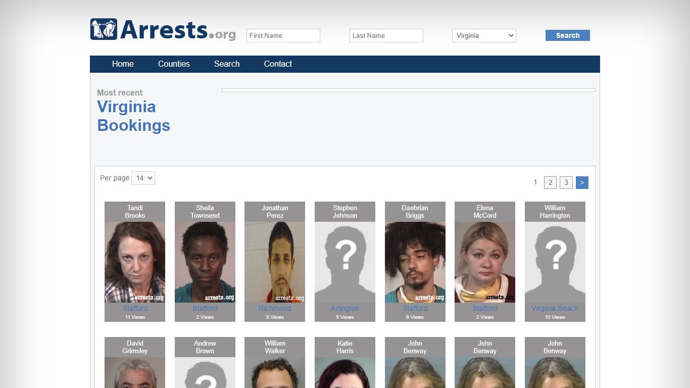 Virginia Arrests and Inmate Search